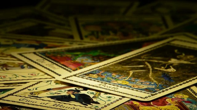 The devil and death tarot cards