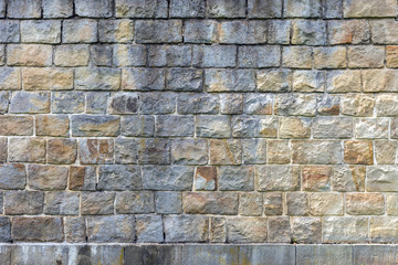 Background of stone wall texture photo
