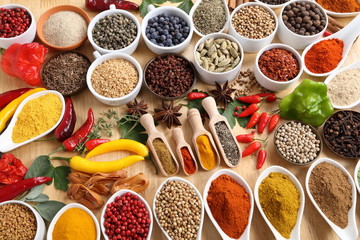Spices and herbs.