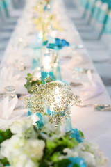 Romantic dinner setup - Wedding