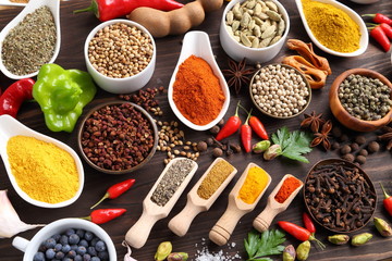 Spices and herbs.