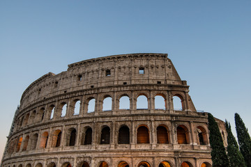 Fototapeta na wymiar Colosseum of Rome, Italy