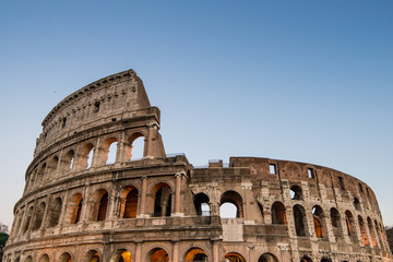 Fototapeta na wymiar Colosseum of Rome, Italy