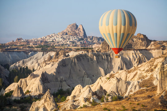 Hot air balloon in Cappadocia