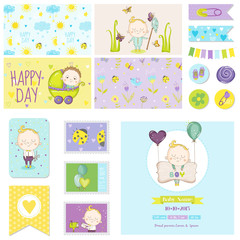 Baby Shower Little Boy Set - for Party Decoration, Baby Shower