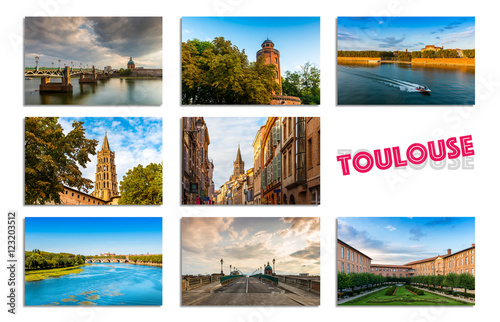 "Carte postale de Toulouse en Occitanie, France" Stock photo and royalty-free images on Fotolia ...