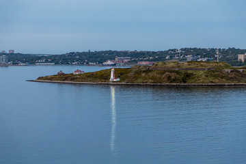 Halifax Lighthouse at Night