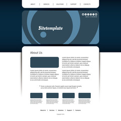 Website Design with Circles