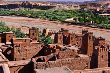 Ait Benhaddou, ancient fortification, near the city of Warzazat