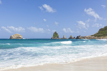 Rocks at Pointe des Chateaux, Guadeloupe