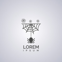 spider sign. icon design