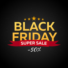 Black Friday sale. Black Friday banner. Shopping. Vector illustration.