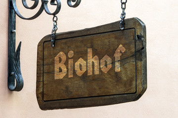 Schild 122 - Biohof