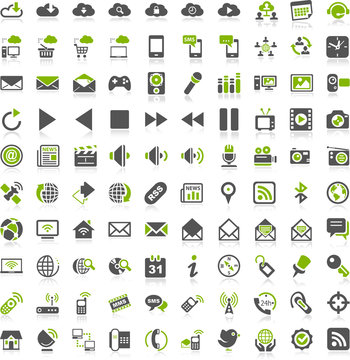 Green Iconset Communication