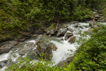 Chemin suspendu des gorges de la Diosaz