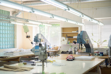 production shop of seamstresses