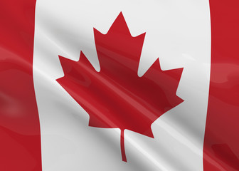Obraz premium Canada Flag - 3D