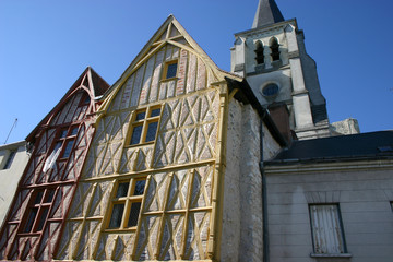 Old houses in Montrichard