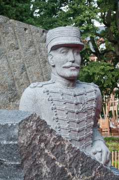 Statue de Dreyfus &agrave; Mulhouse