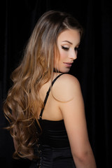 Fototapeta premium Seksowna blond dama
