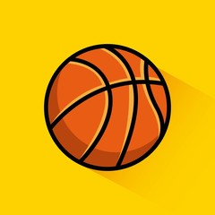 basketball league emblem classic vector illustration design