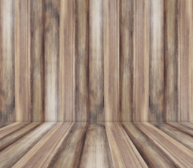Empty vintage wooden room background