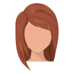 Woman cartoon icon. Avatar people person and human theme. Isolated design. Vector illustration