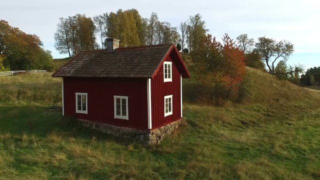 Old wooden house in Sweden