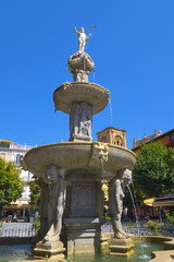 Poseidon fountain in Granada.