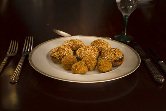 Falafel On A Plate