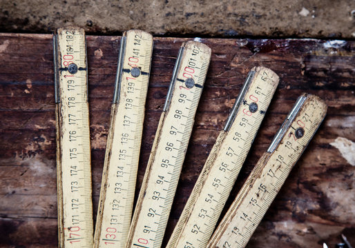 Zig zag ruler