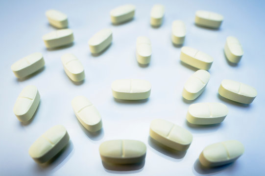 White oval pills
