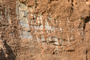 Natural brown sand stone texture and background