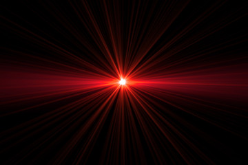 Red color design with a burst or Abstract laser star red