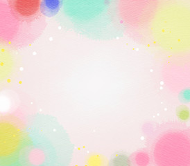 Fototapeta premium Abstract colorful watercolor for background. 
