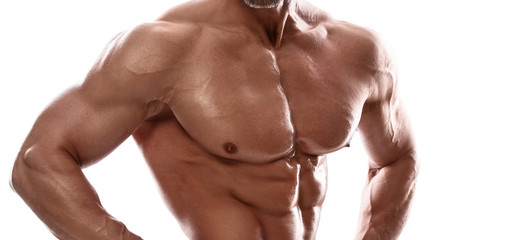 Fototapeta premium Massive male chest