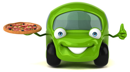 Fun car - 3D Illustration