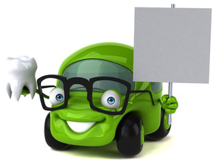 Fun car - 3D Illustration