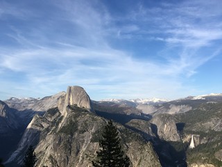Obraz premium glacier point, half dome, yosemite national park 