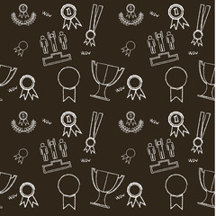 pattern , seamless texture , winner, medal, vector graphics