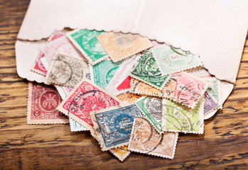 Old postage stamps