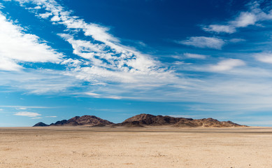 Himmel über Afrika, Landschaft bei Aus, Rand der Namib, Namibia
