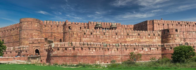 Keuken spatwand met foto Red Fort  located in Agra, India. © jura_taranik