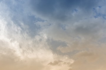 Blue sky and Cloud ,The vast blue sky and Soft Cloud 
