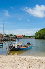 Fototapeta na wymiar fisherman boat, Eastern Thailand