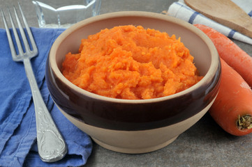 La purée de carottes