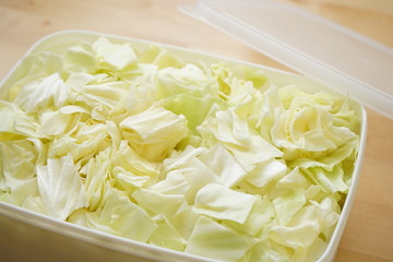 Cut cabbage