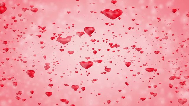 3d Heart Background_abstruct