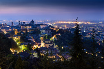 Bergamo high city