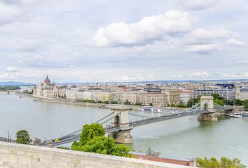 Fototapeta na wymiar Parliament in Budapest.